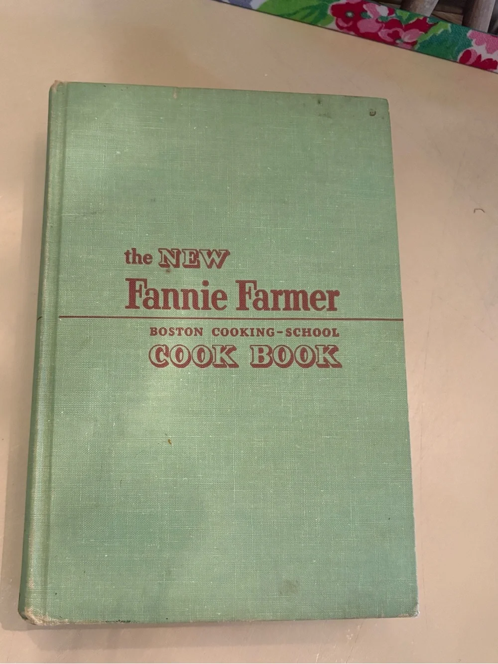 Cook Book - Mint Green Cover
